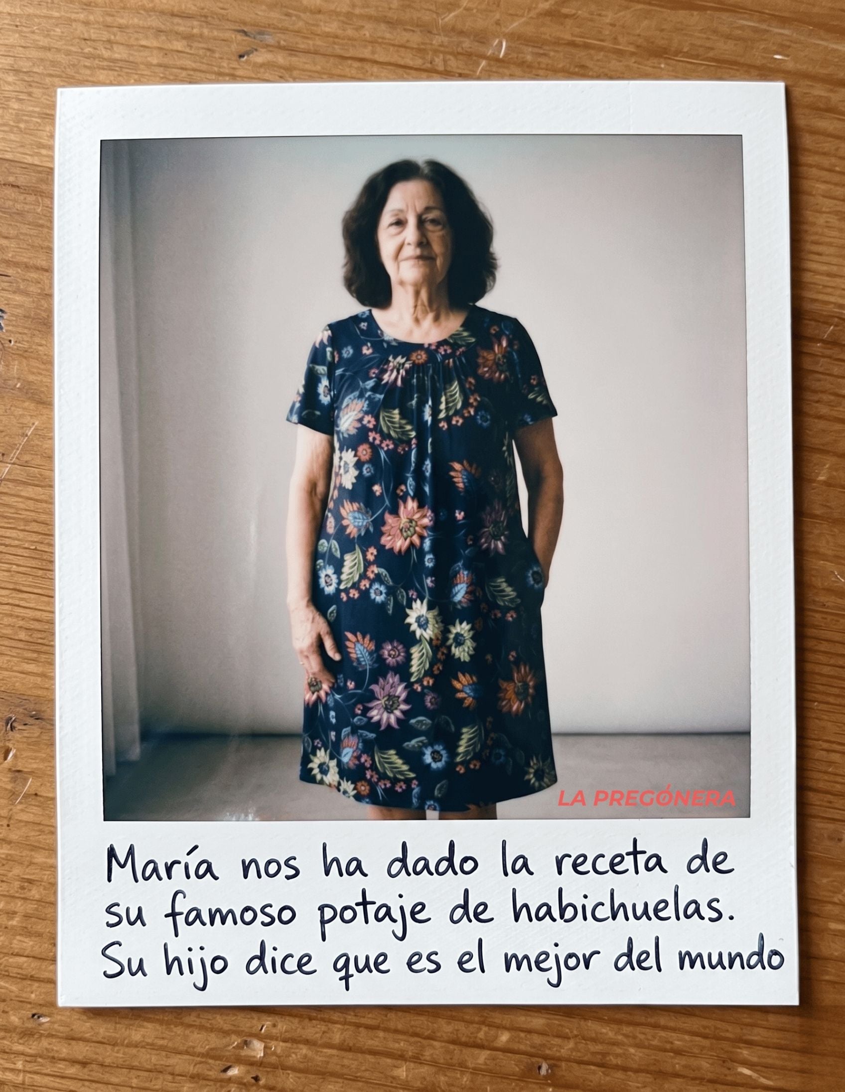 Bata Carmen con modelo, vestido fresco de verano para mujer mayor