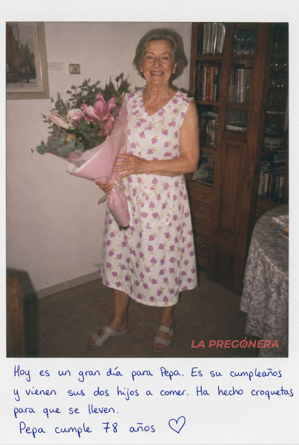 Bata Ani con modelo, vestido fresco de verano para mujer mayor
